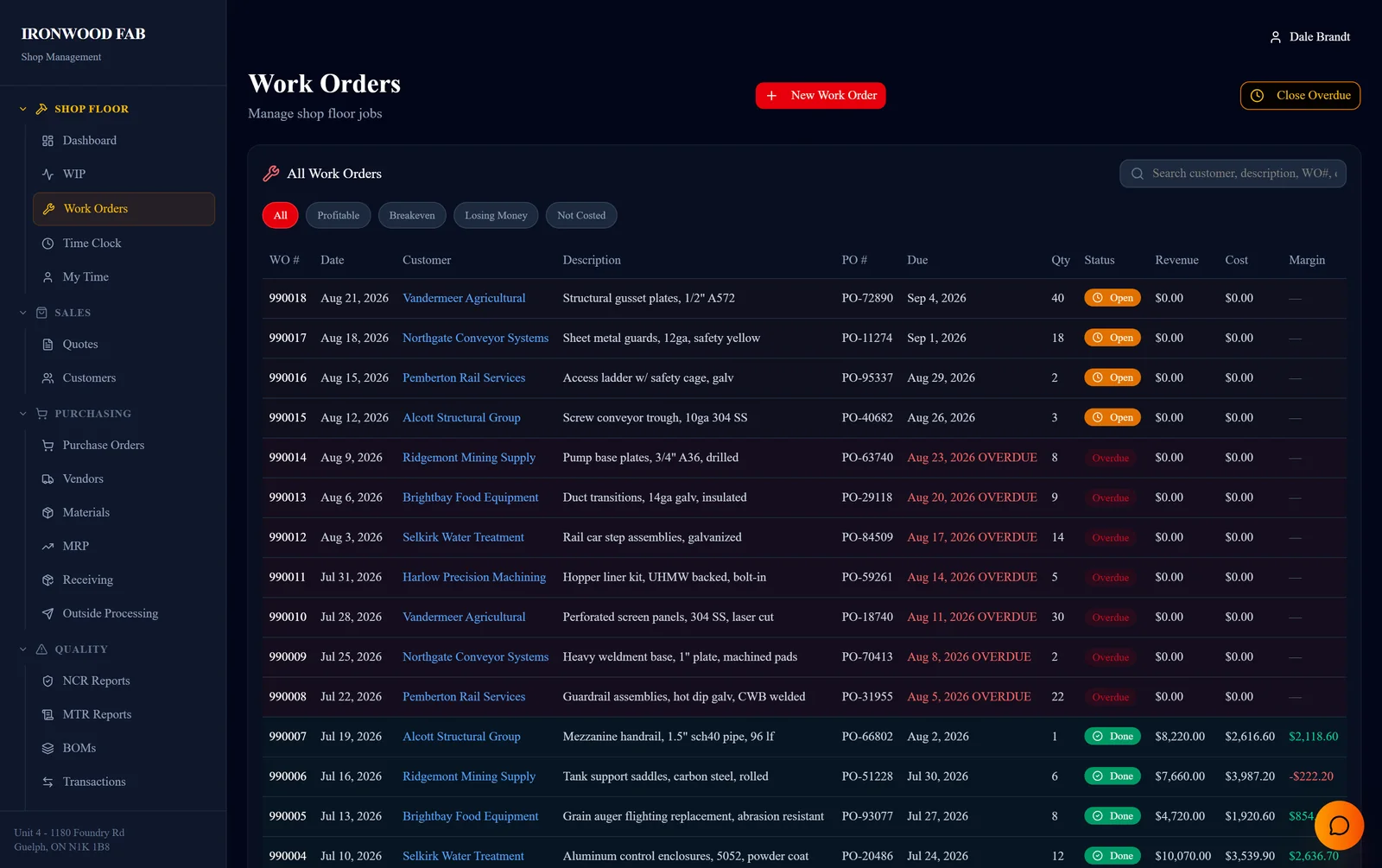 FabFlow screenshot